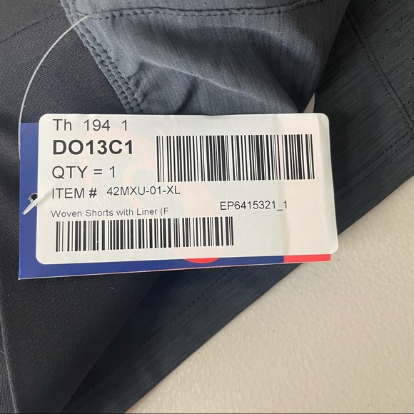 ASICS NWT WOMEN’S KNIT GRAY ATHLETIC SHORTS EXTRA LARGE LINED - Picture 5 of 5